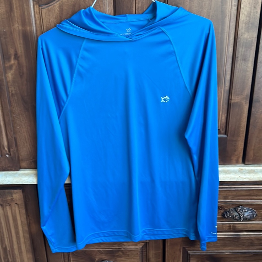 Southern Tide hooded long sleeve performance tee